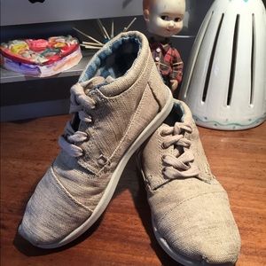 ❤️SOLD❤️ TOMS Linen Bootie Boots 李✨